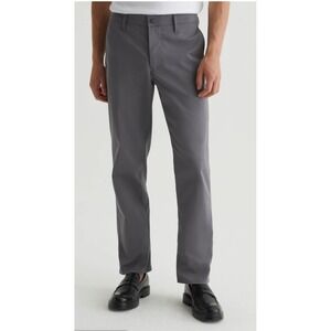 AG Adriano Goldschmied Kullen Slim Trouser Grey Airluxe Pants 32x32 1E21CMP NEW
